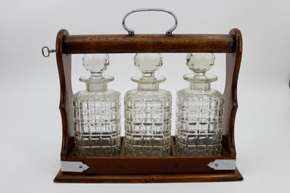 Complete 19th Century Tantalus Set (With Key)