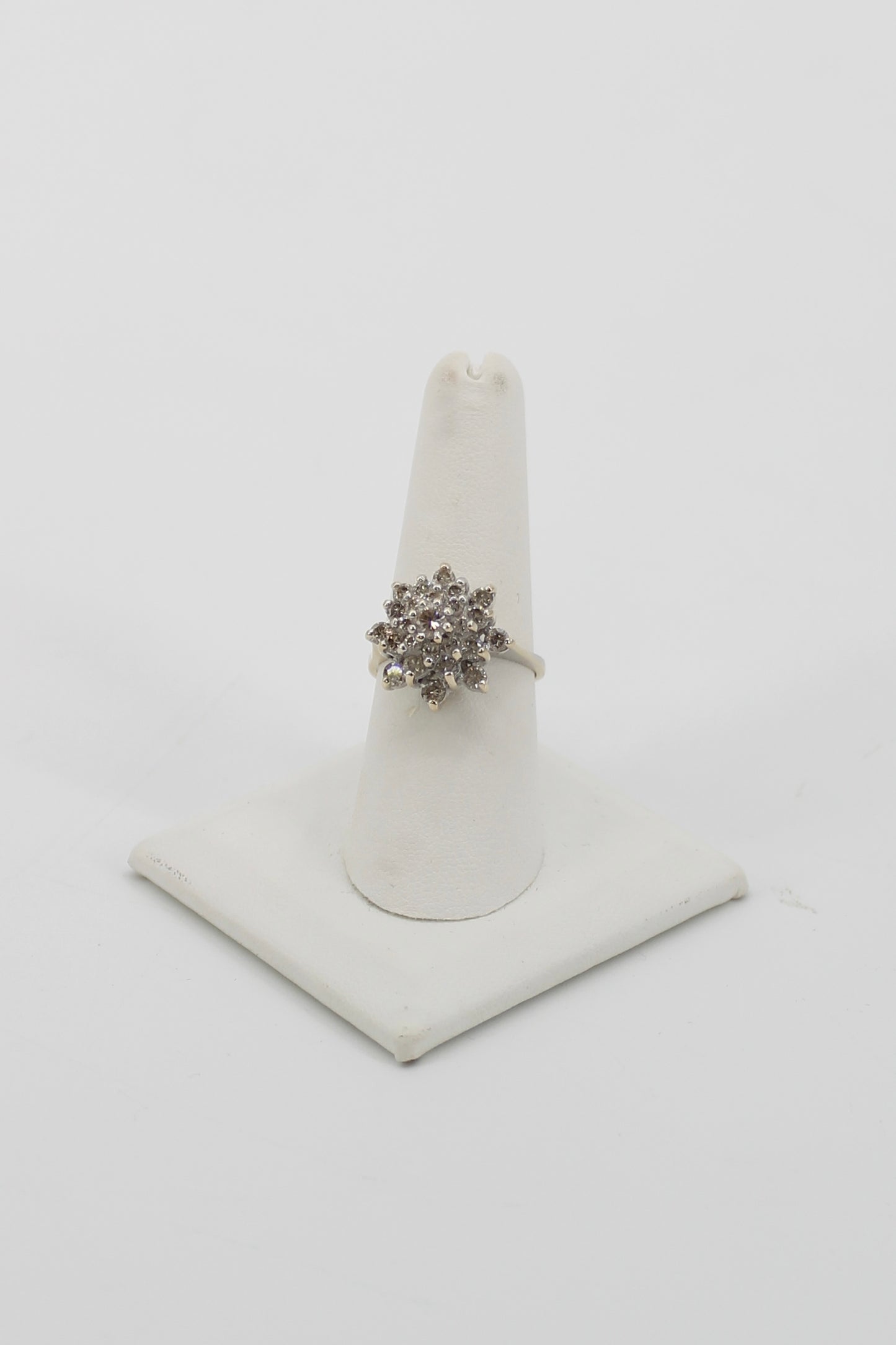 Antique Diamond Cluster Ring, 2.82 CTW 14K Gold