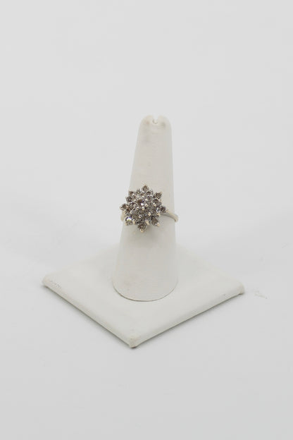 Antique Diamond Cluster Ring, 2.82 CTW 14K Gold