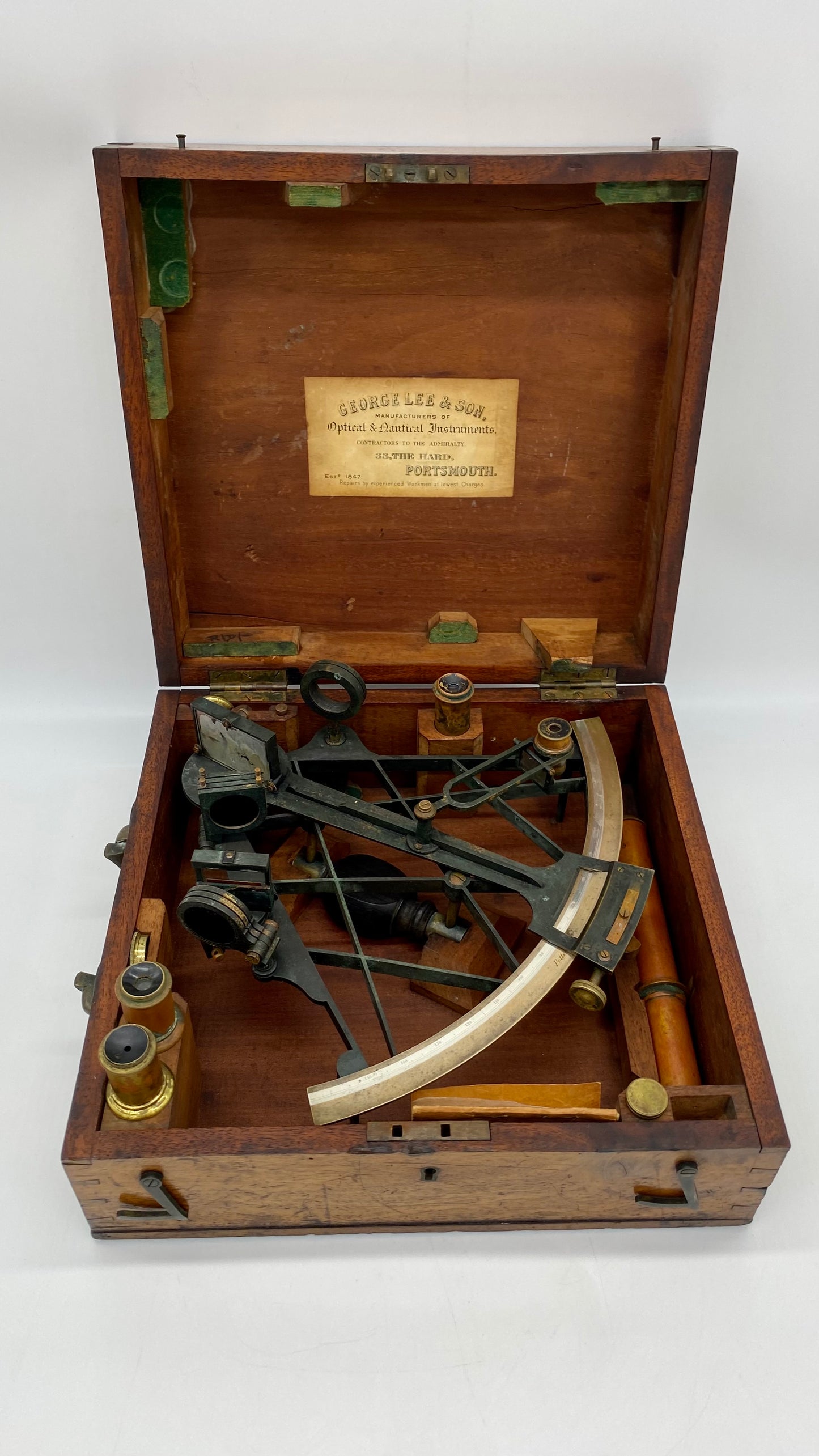 HM Coast Guard Station Officers' Sextant- G.A. Sherman