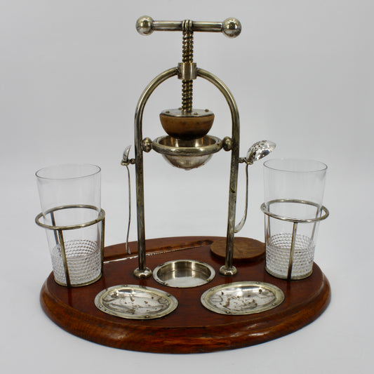 Victorian Silver-Plate Juicer & Cocktail Station