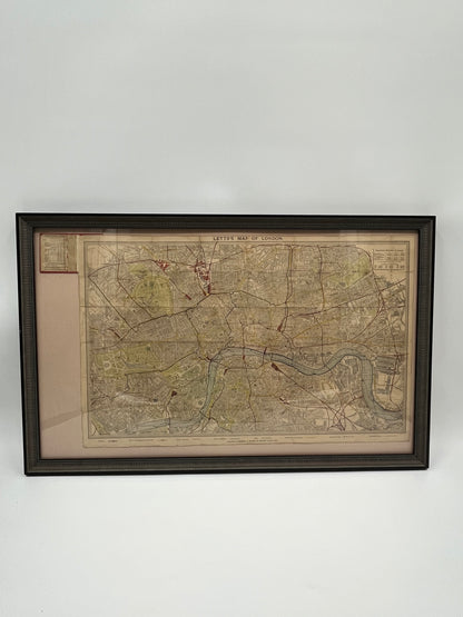 Carte de poche de Londres de 1881