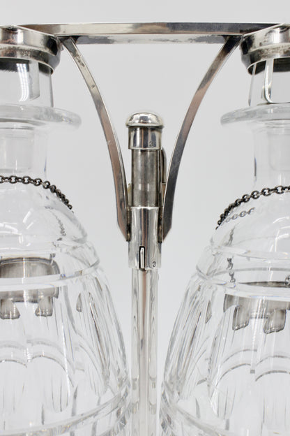 Tiffany & Co. Tantalus Set with Lock & Key