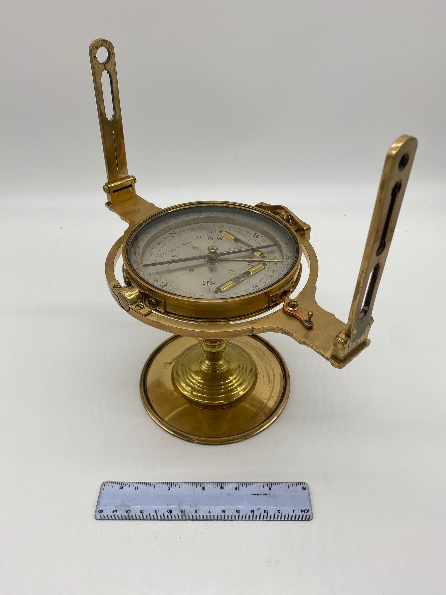 Early 19th Century Hedley Miner's Dial Compass by Davis & Son