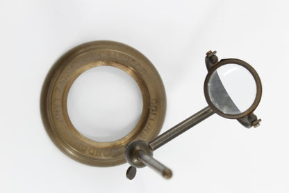 Antique Bockett Microscope Oil Lamp by Collin's London