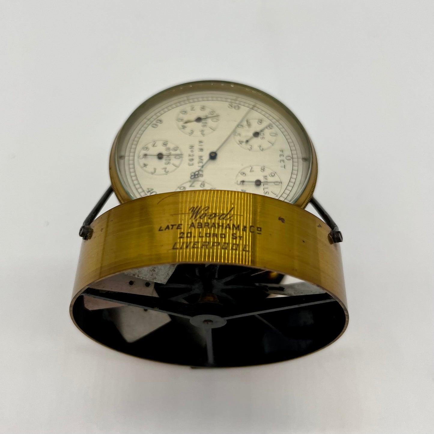 Woods Anemometer by Late Abraham & Co. (Air Meter)