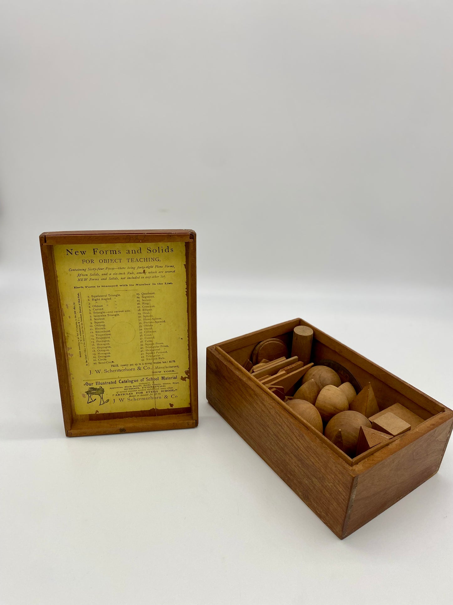 J.W. Schermerhorn Wooden Mensuration Set