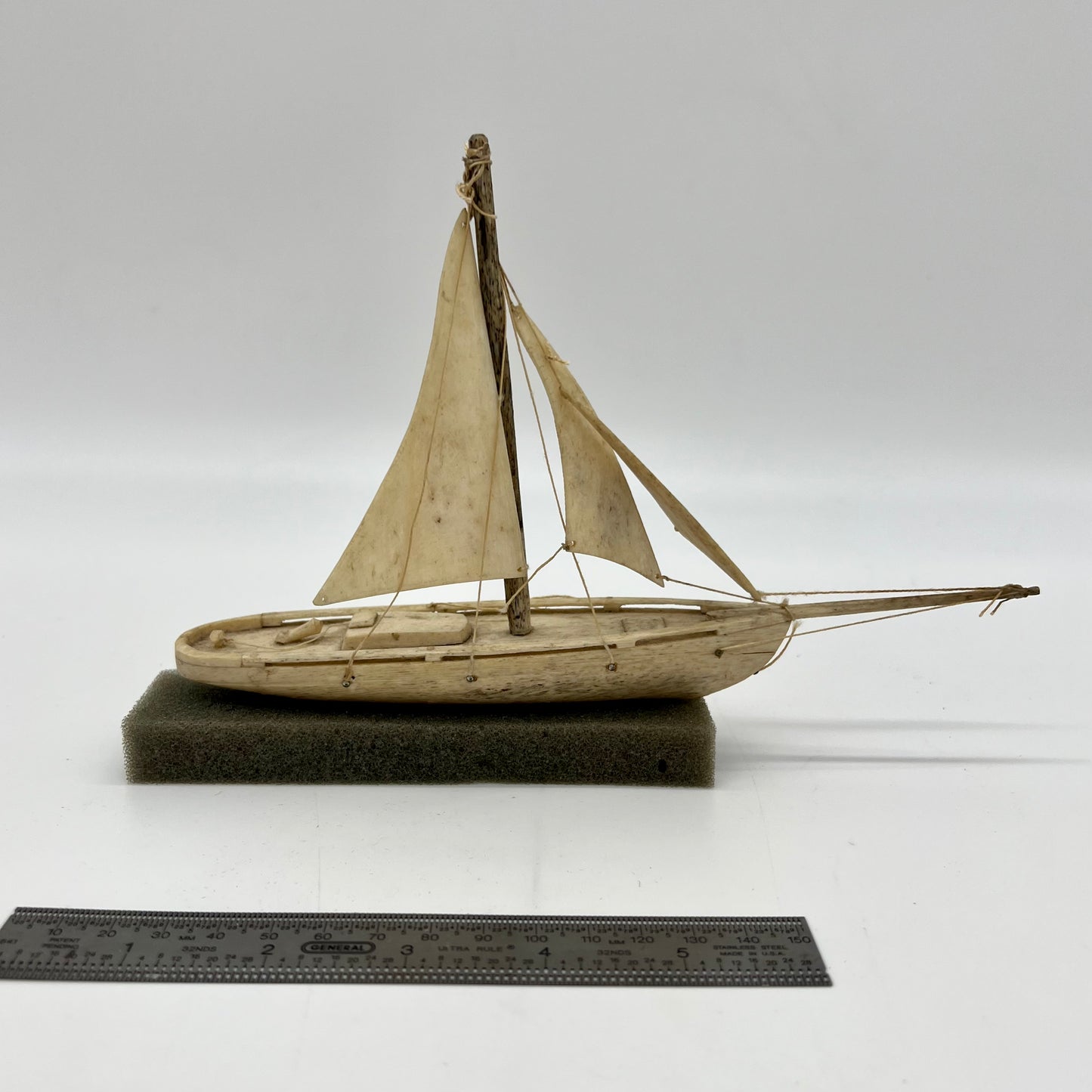 Napoleonic Prisoner of War Bone Ship's Model