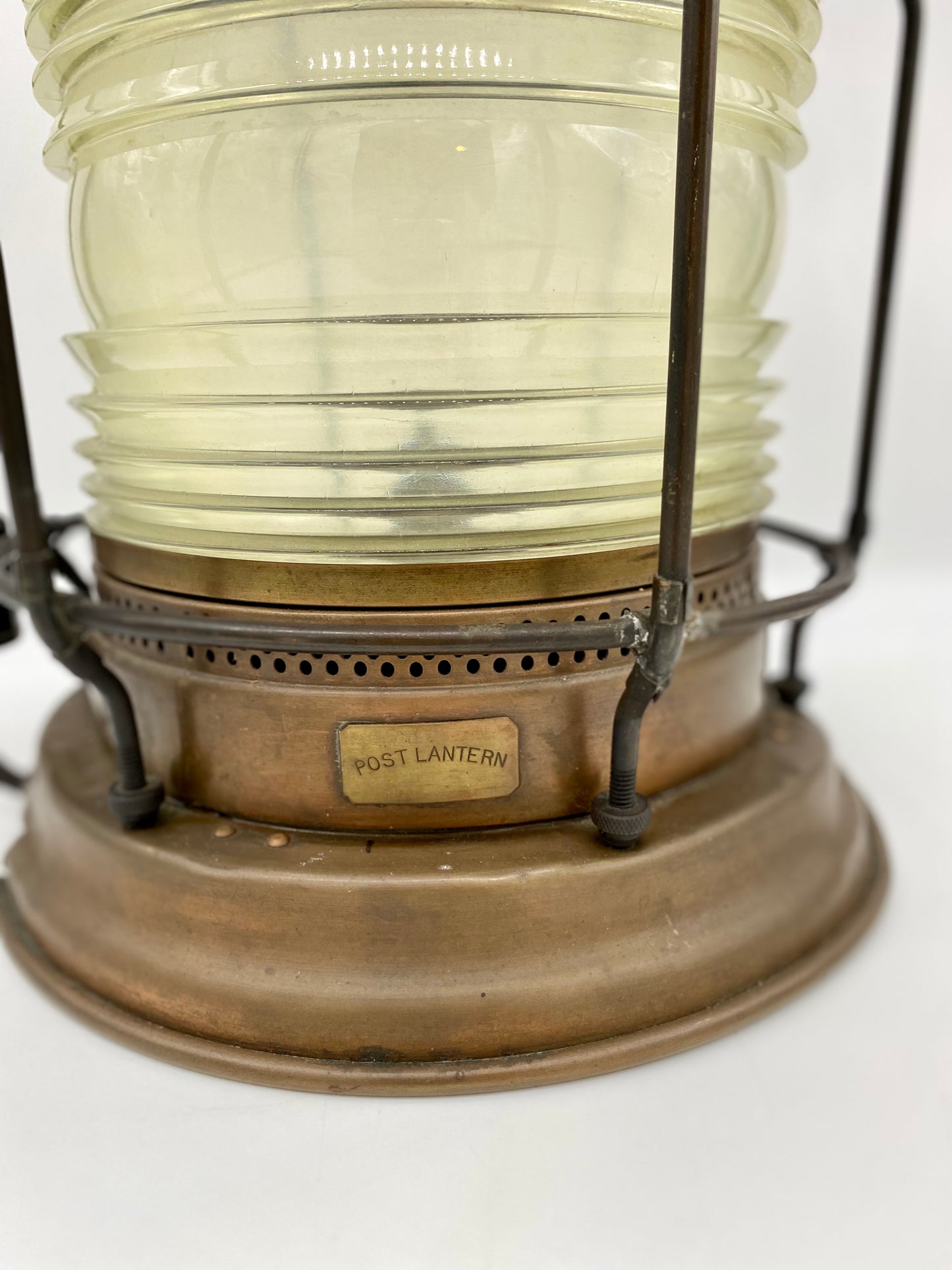 19th Century U.S. Lighthouse Service "Post Lantern B" Post Lantern