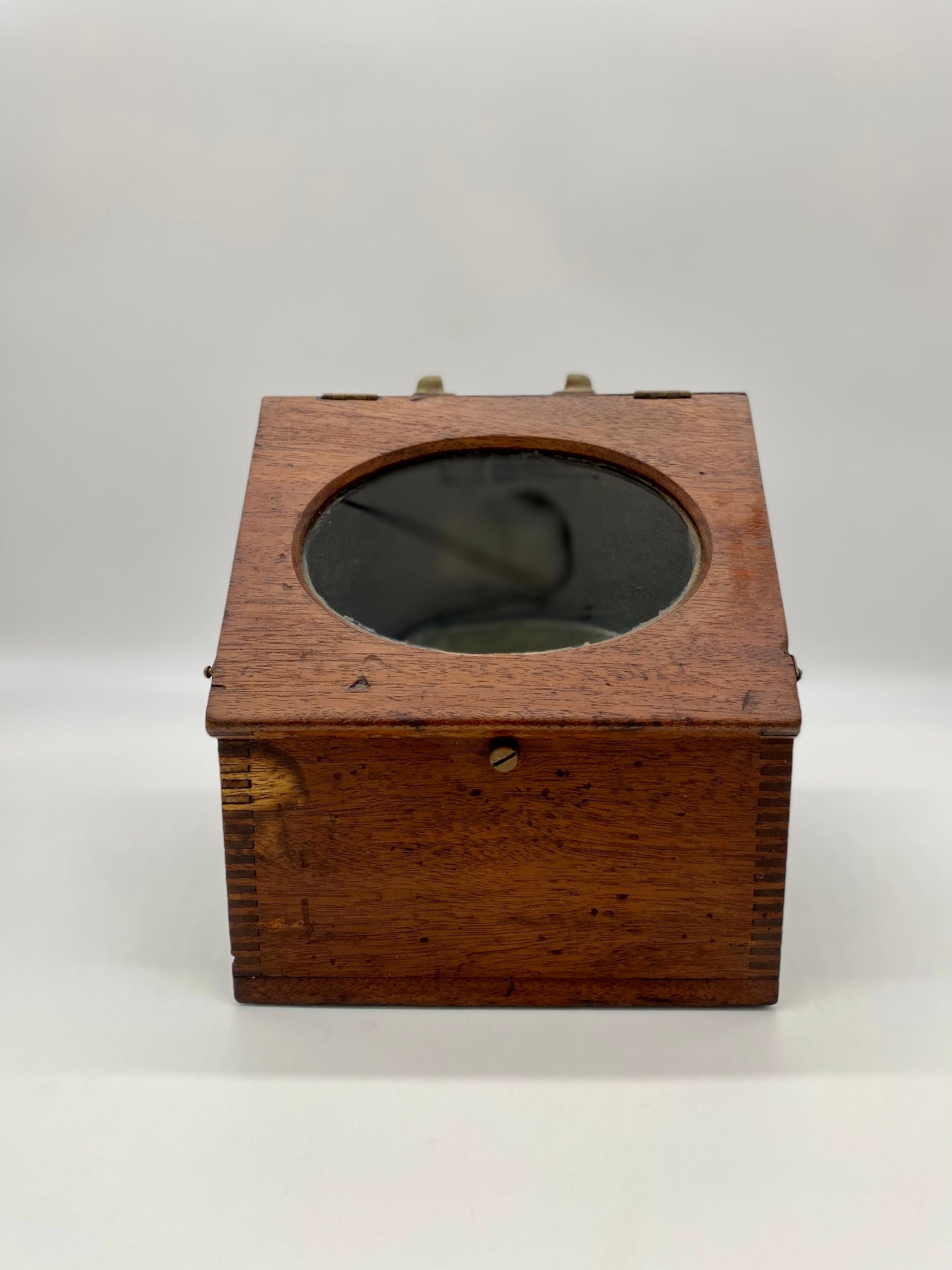 Slant-Front Case Binnacle Compass by Wilcox, Crittenden & Co.