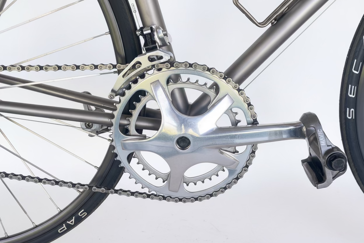 Custom-Built French Titanium Bicycle