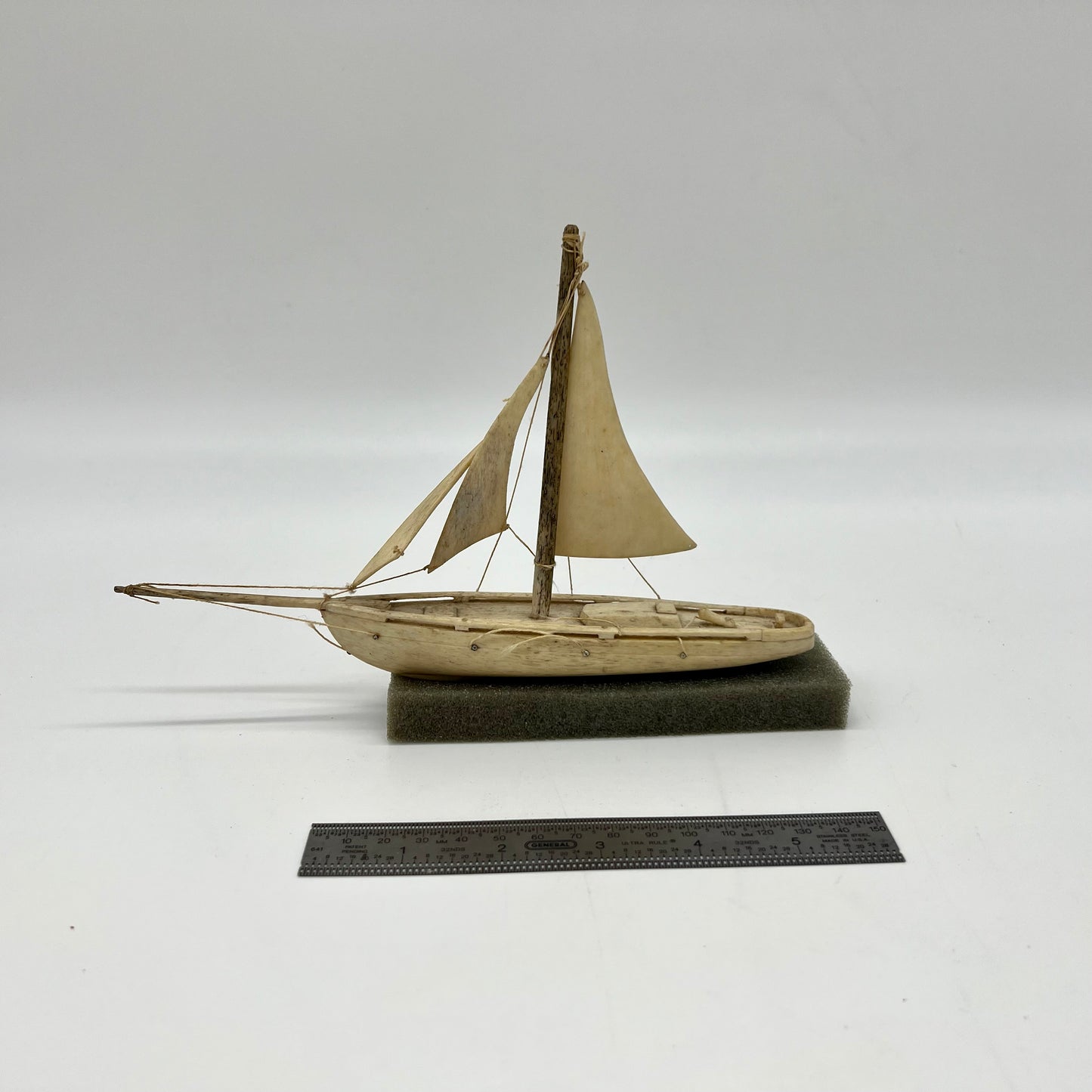 Napoleonic Prisoner of War Bone Ship's Model