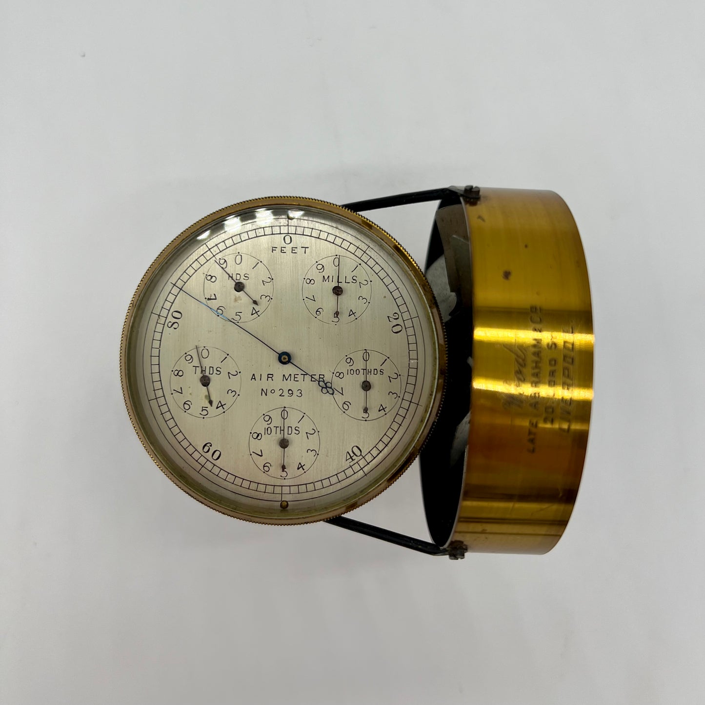 Woods Anemometer by Late Abraham & Co. (Air Meter)