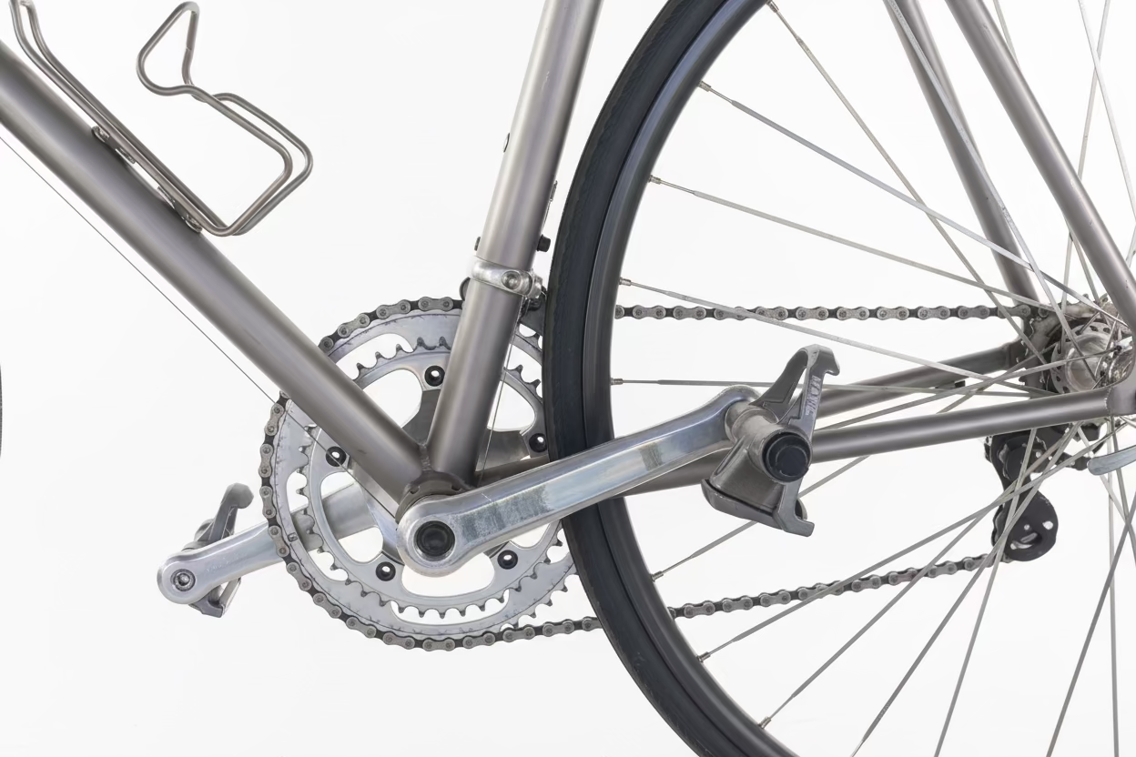 Custom-Built French Titanium Bicycle