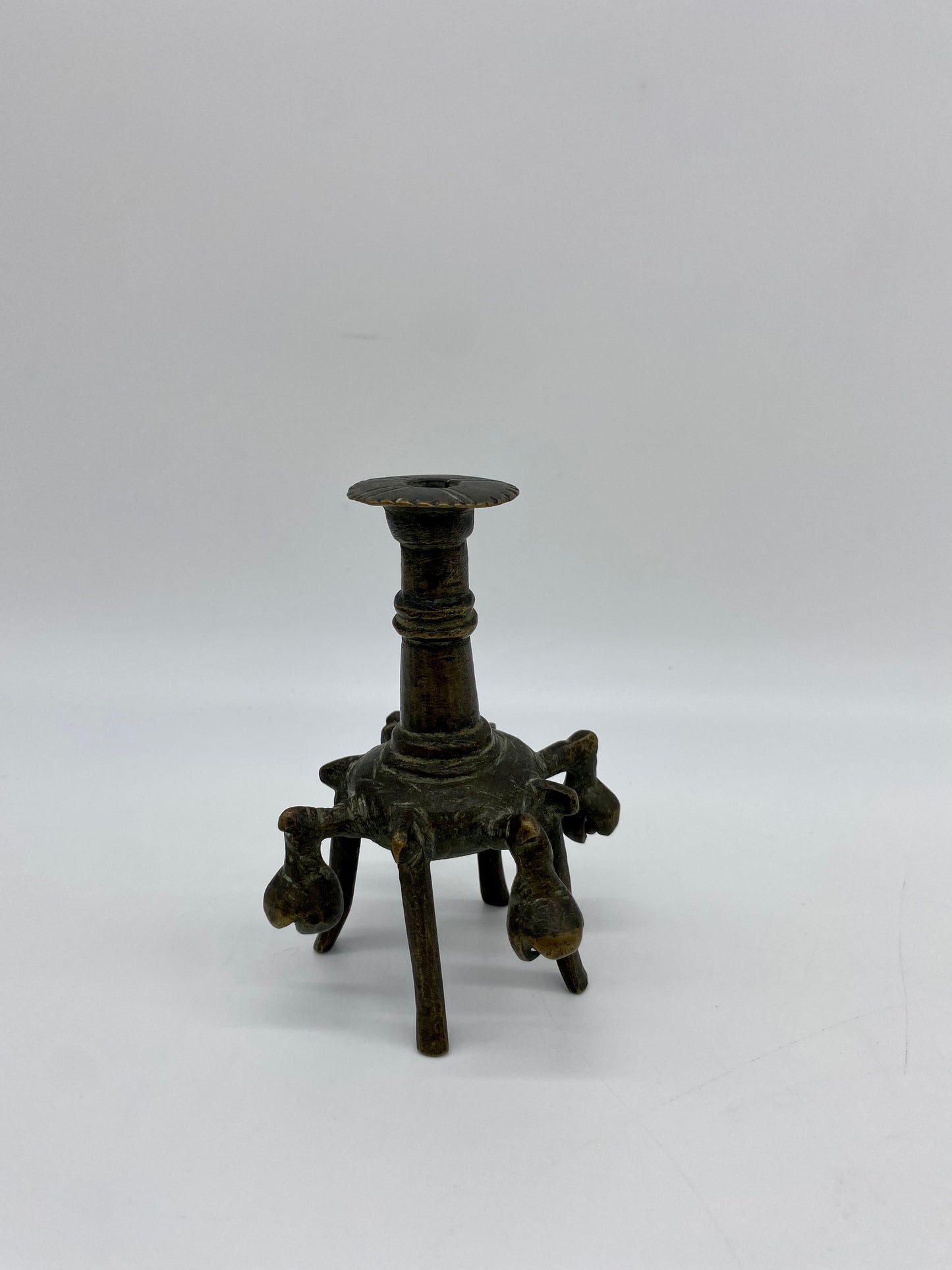 Antique Bronze Ottoman Kohl Flask