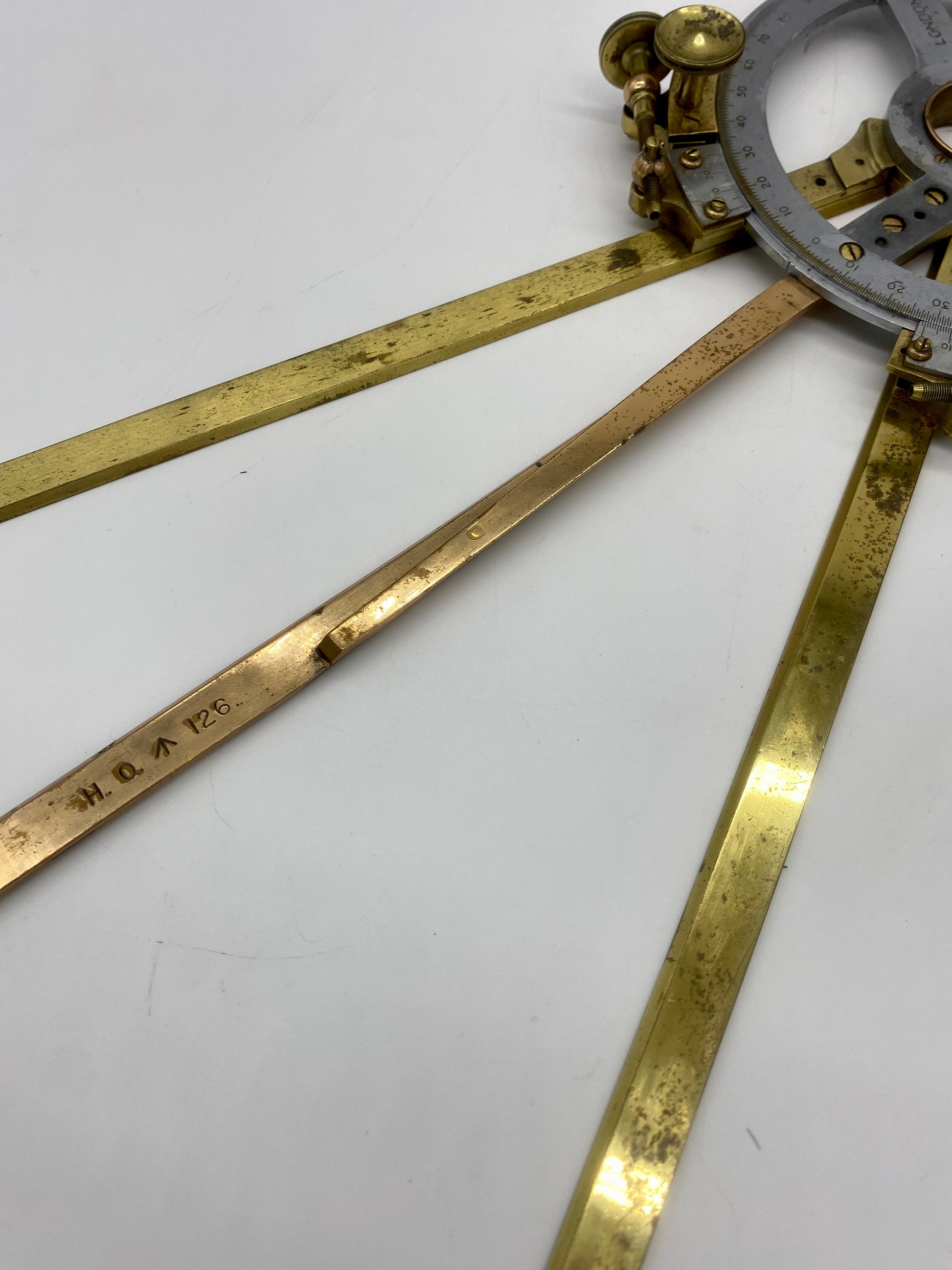 Cary Co. London Station Pointer, Ministry of Defense Rolling Ruler- Bo ...