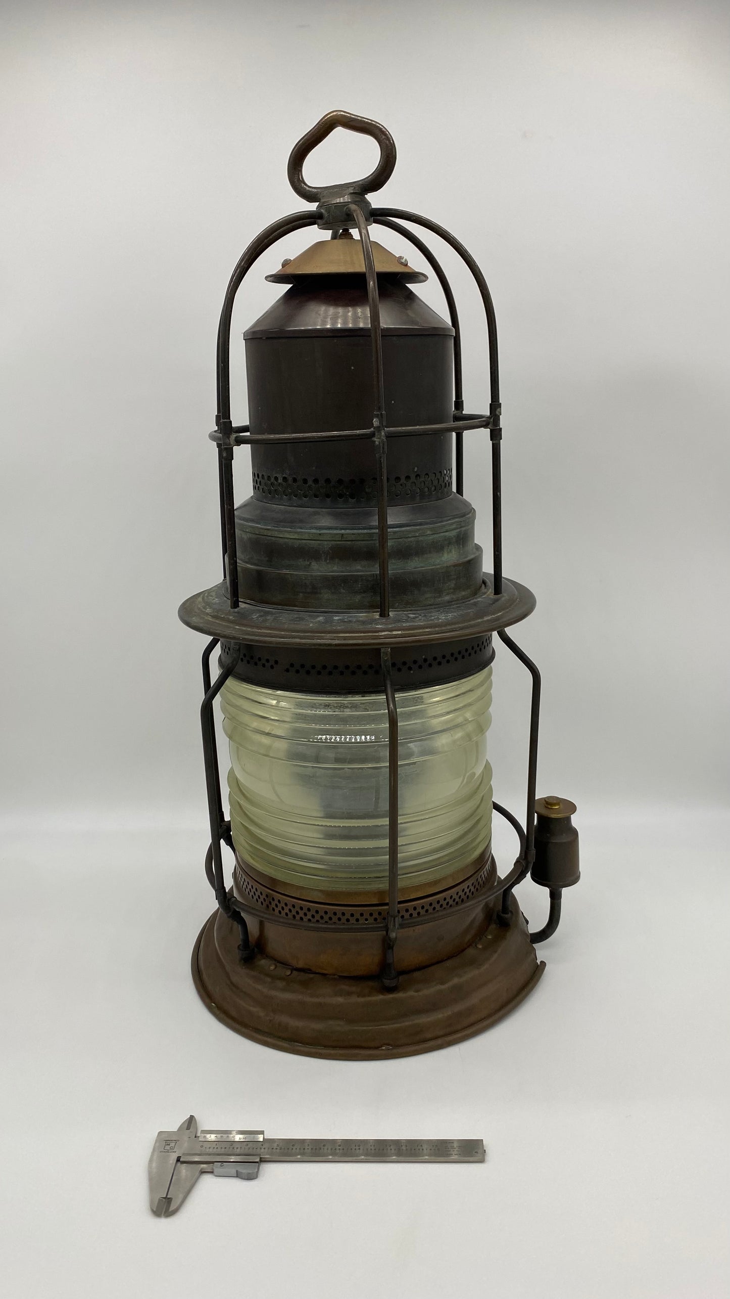 19th Century U.S. Lighthouse Service "Post Lantern B" Post Lantern