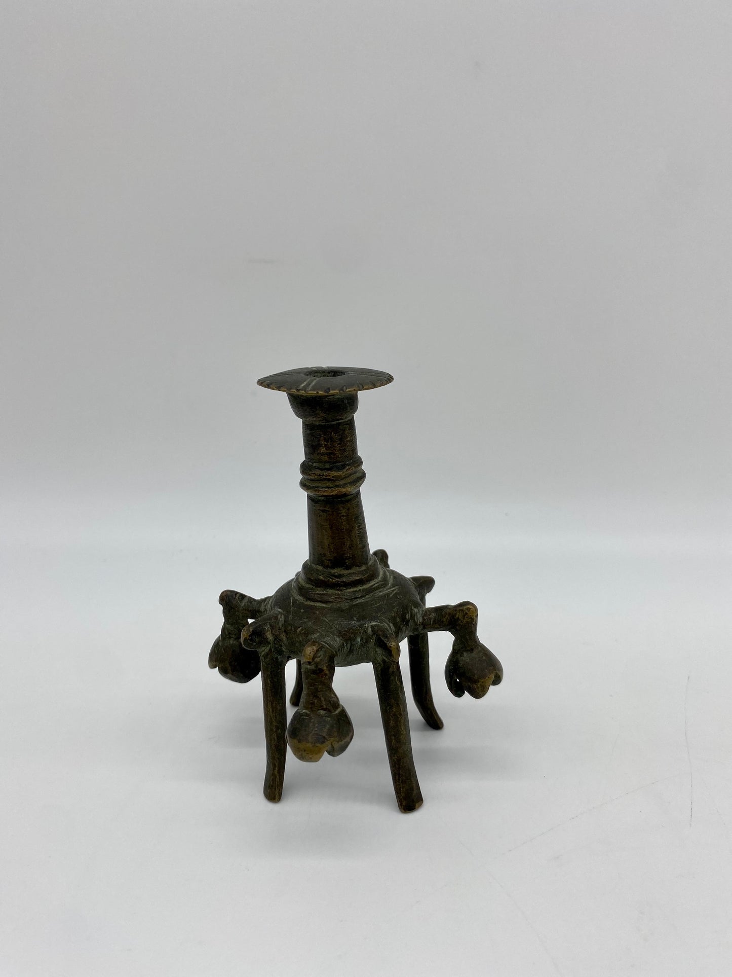 Antique Bronze Ottoman Kohl Flask