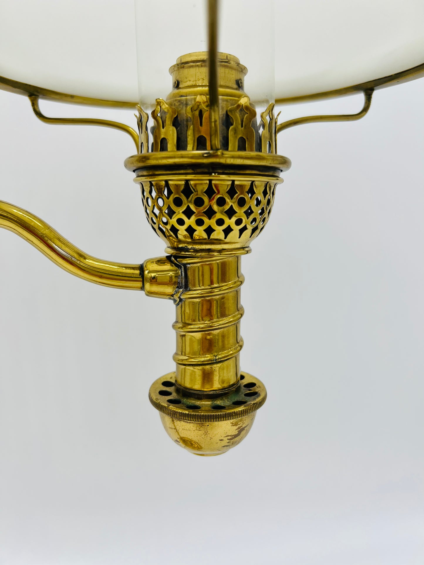 19th Century Manhattan Brass Company Student Lamp