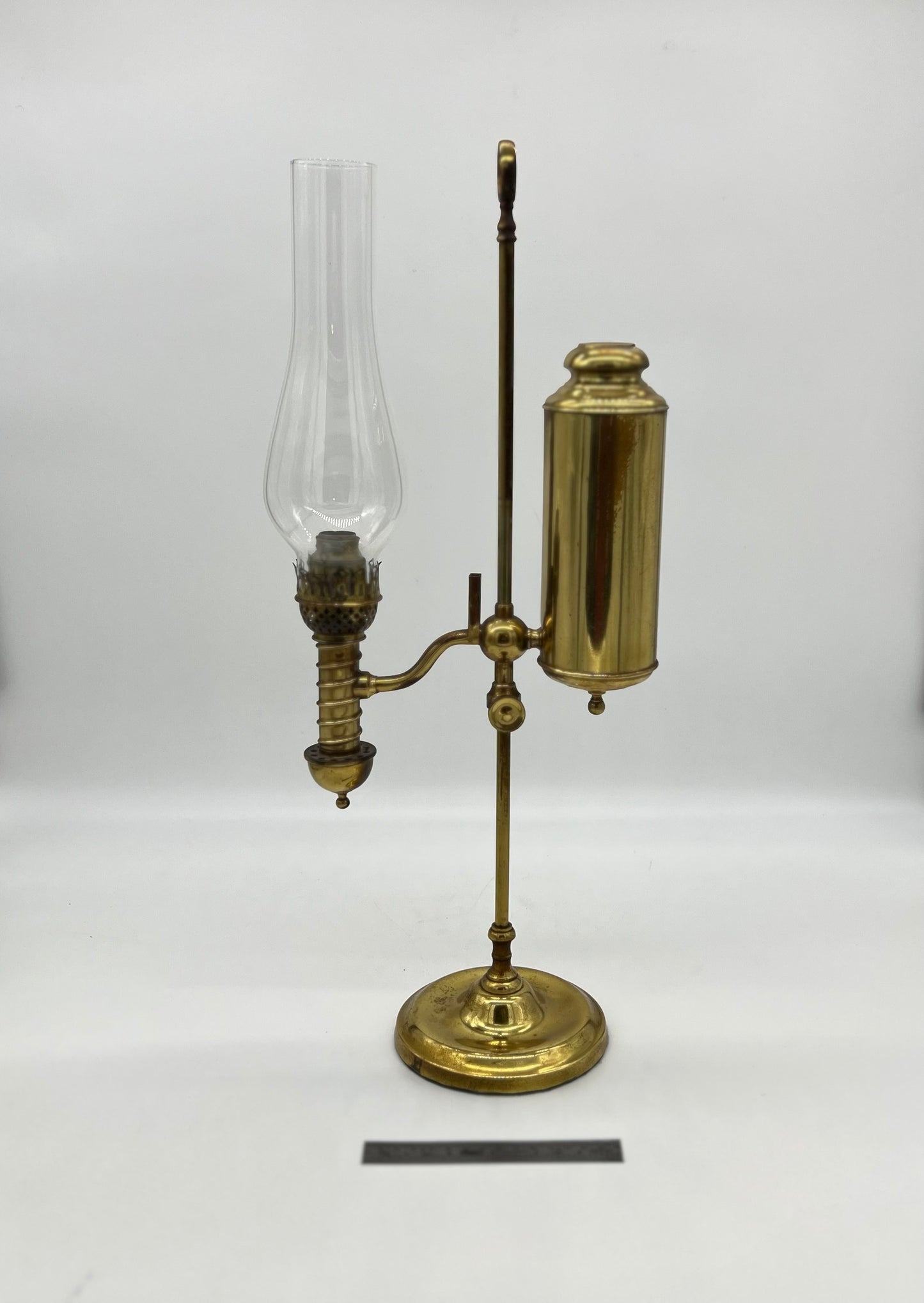 1877 Manhattan Brass Co. Single Burner Student Lamp