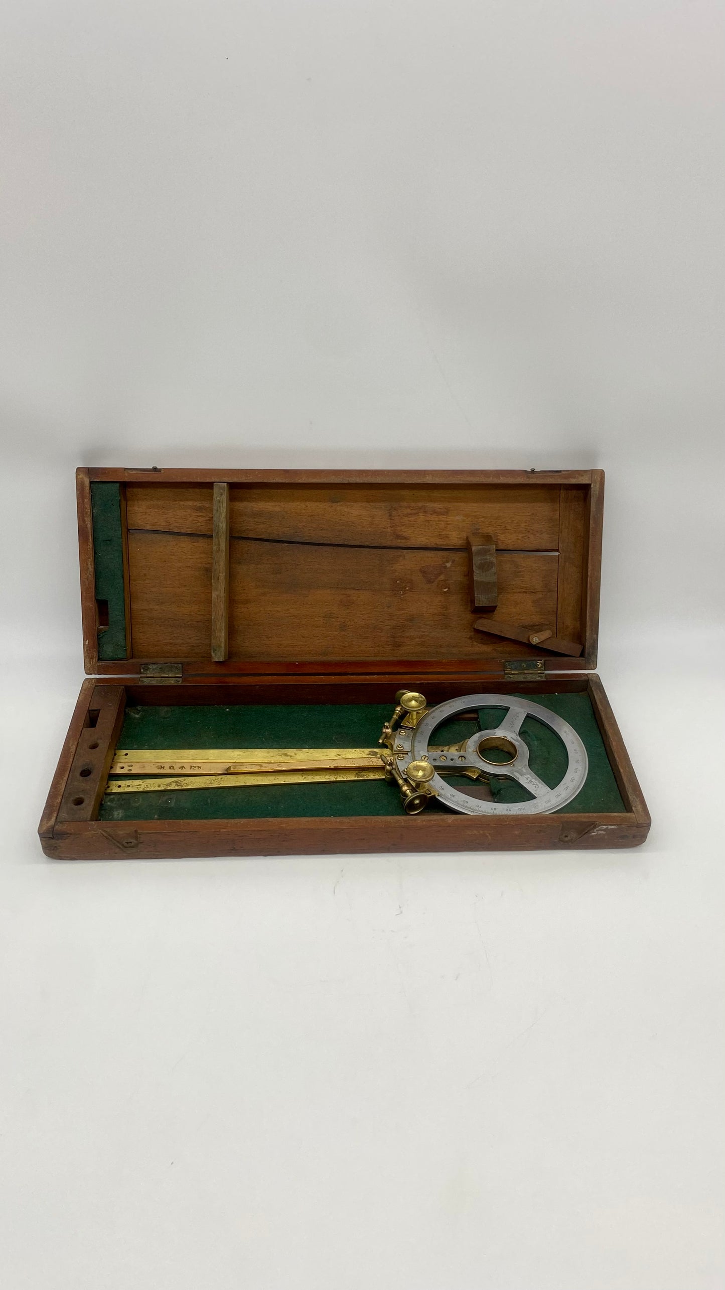 Cary Co. London Station Pointer, Ministry of Defense Rolling Ruler- Boxed Set