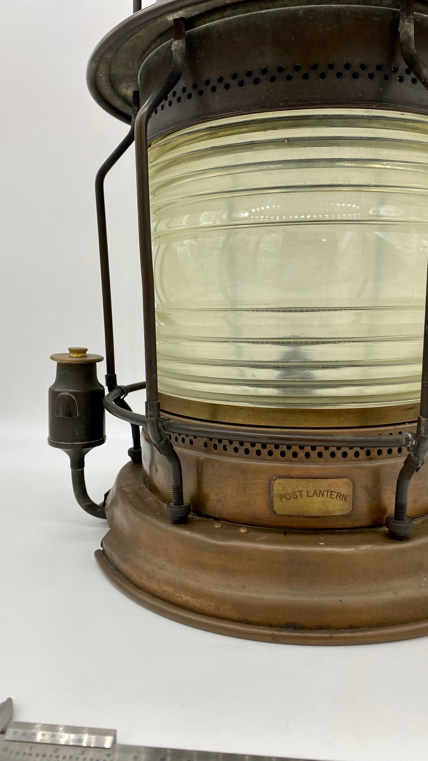 19th Century U.S. Lighthouse Service "Post Lantern B" Post Lantern