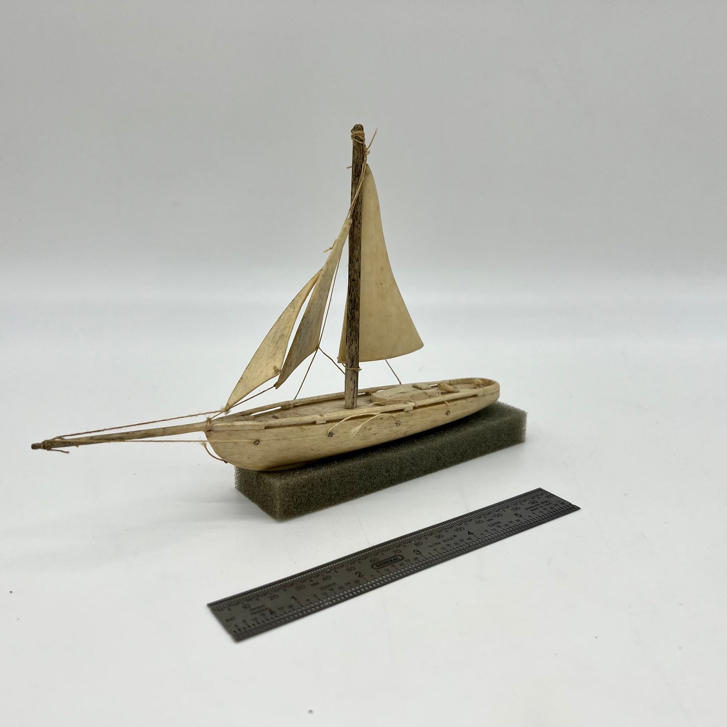 Napoleonic Prisoner of War Bone Ship's Model