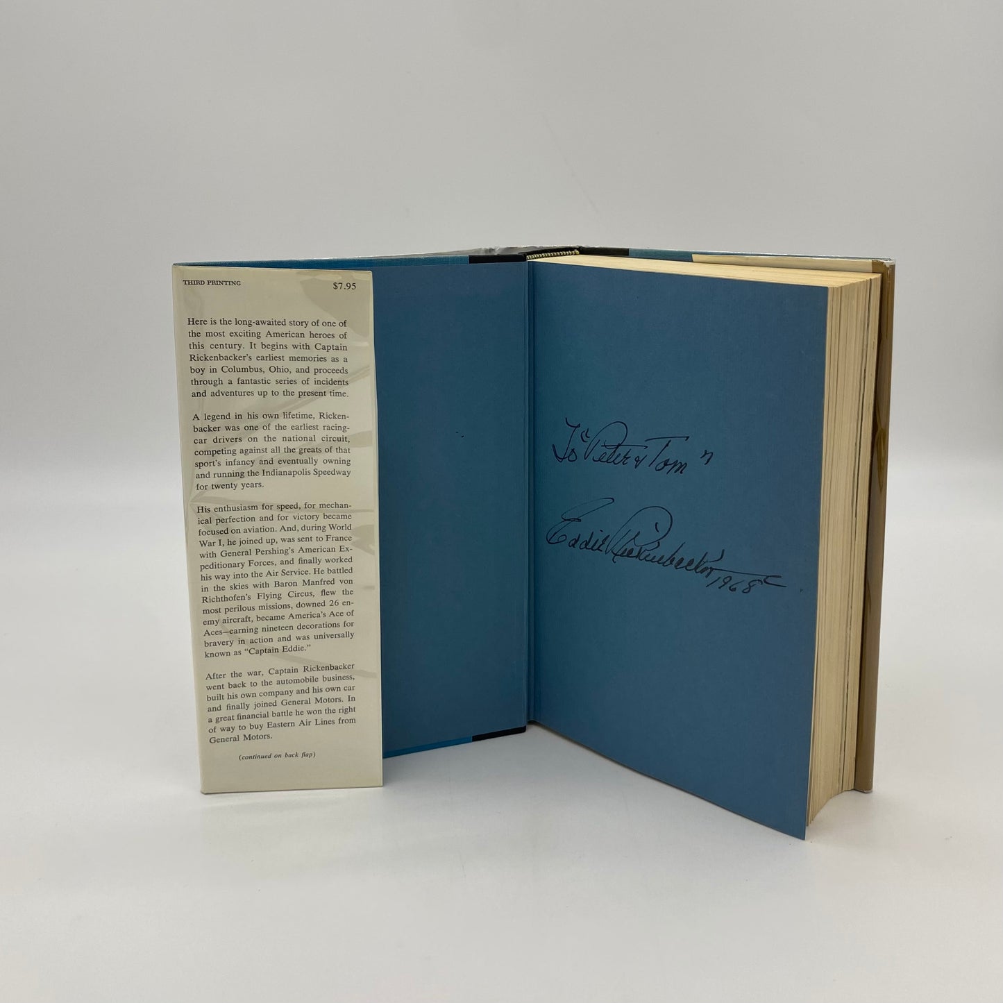 Autographed Editions- 'Eddie Rickenbacker: An Autobiography'