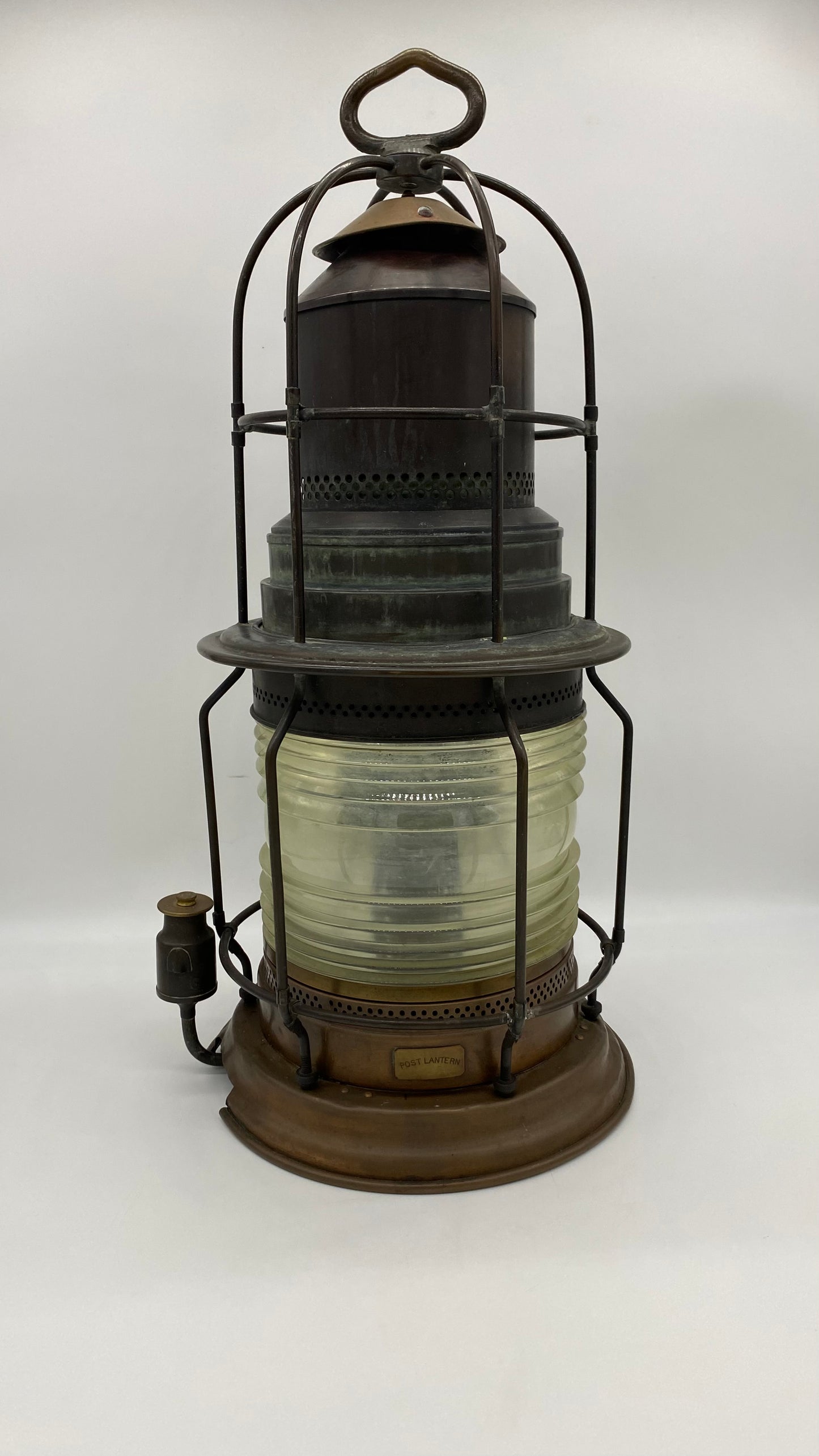 19th Century U.S. Lighthouse Service "Post Lantern B" Post Lantern