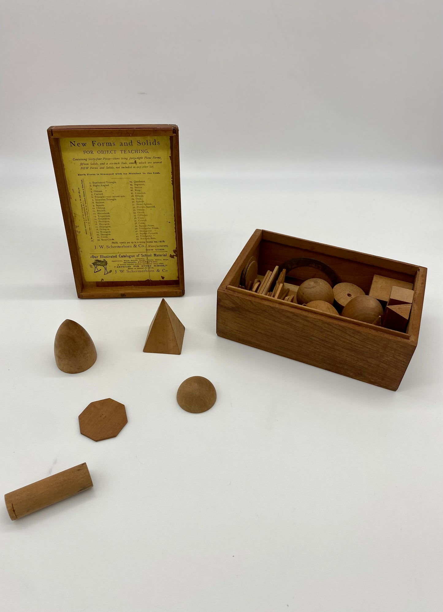 J.W. Schermerhorn Wooden Mensuration Set