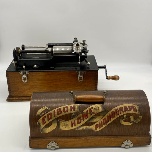 Rare Early-Style Model A Edison Home Phonograph 1899-1900