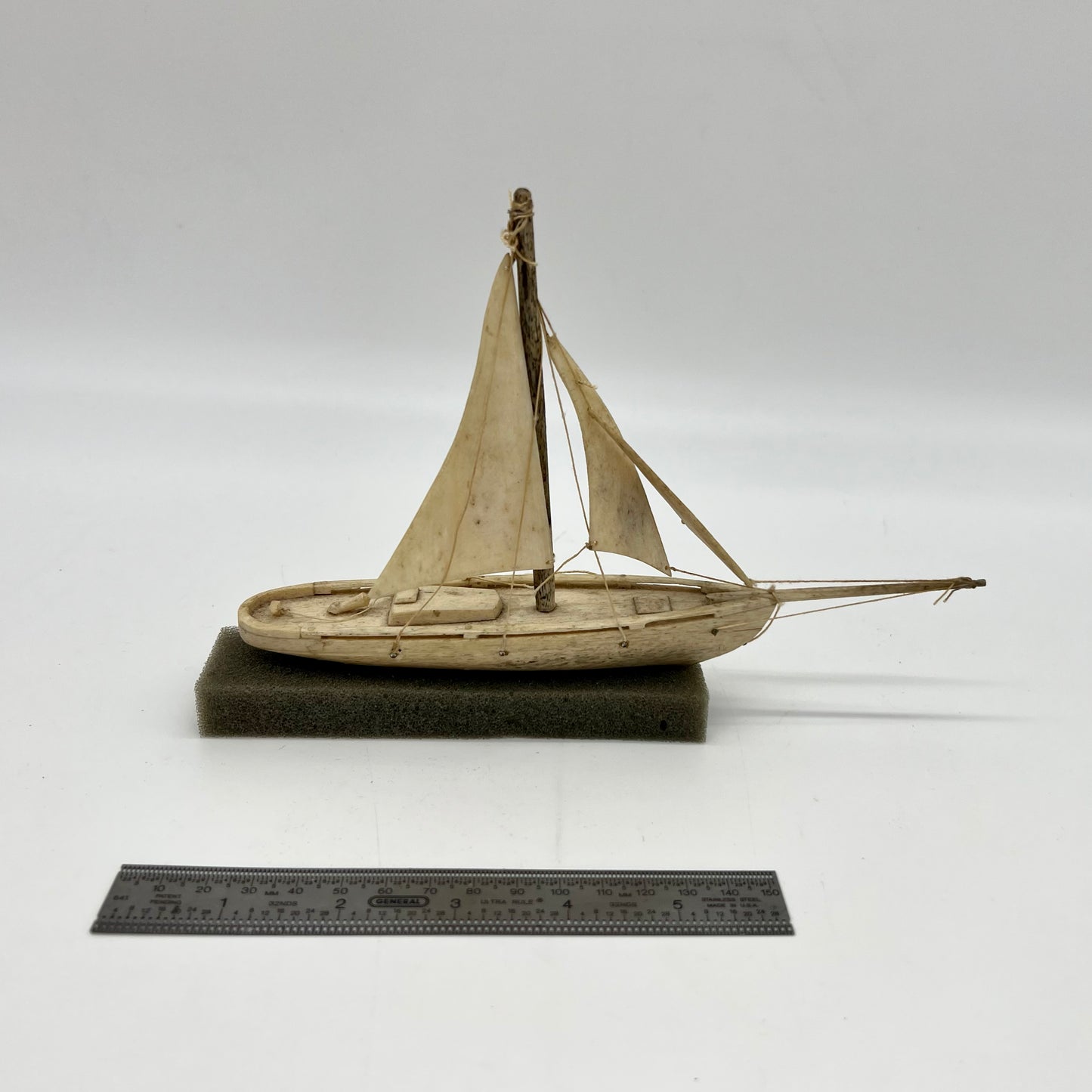 Napoleonic Prisoner of War Bone Ship's Model