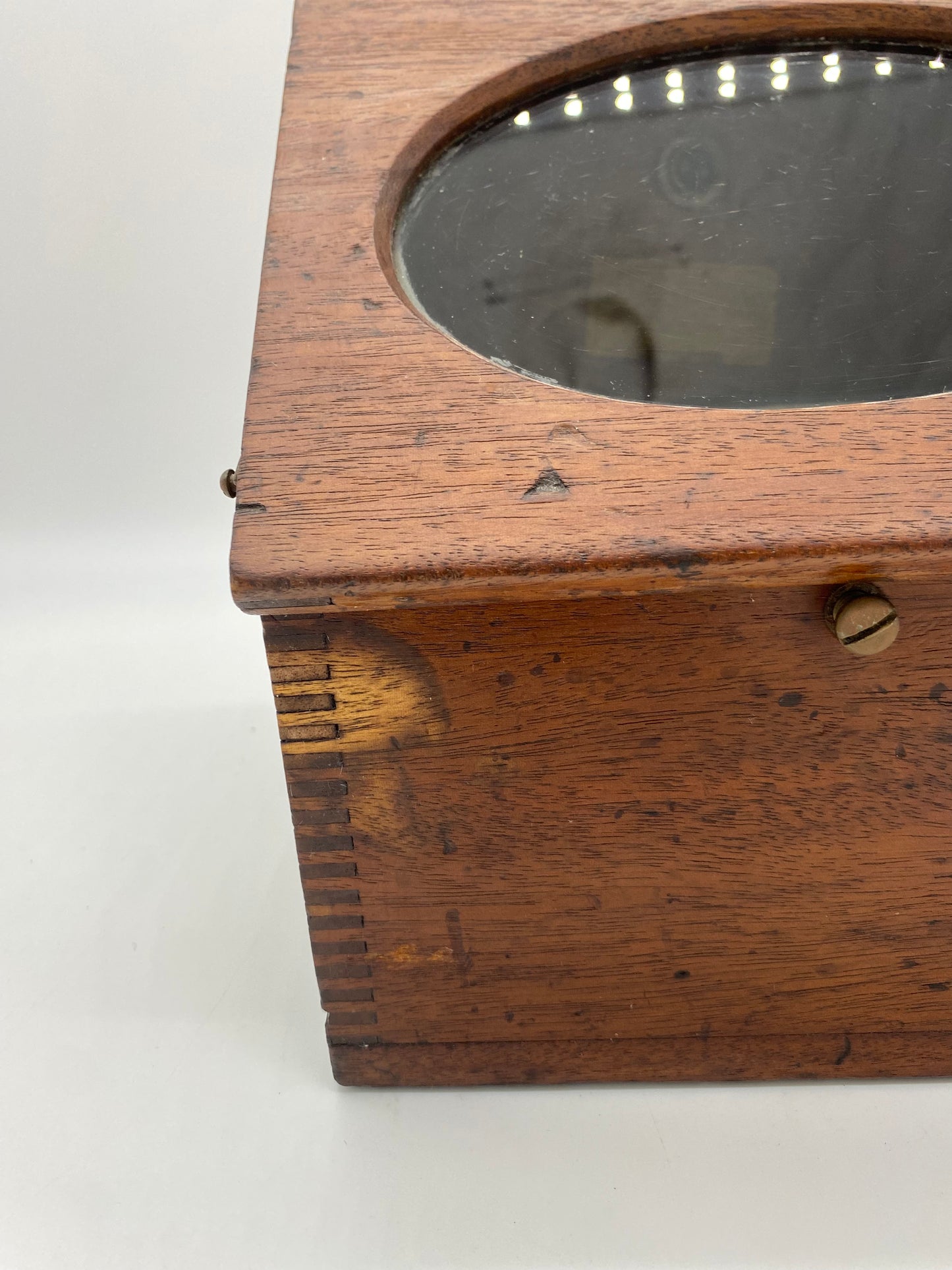 Slant-Front Case Binnacle Compass by Wilcox, Crittenden & Co.