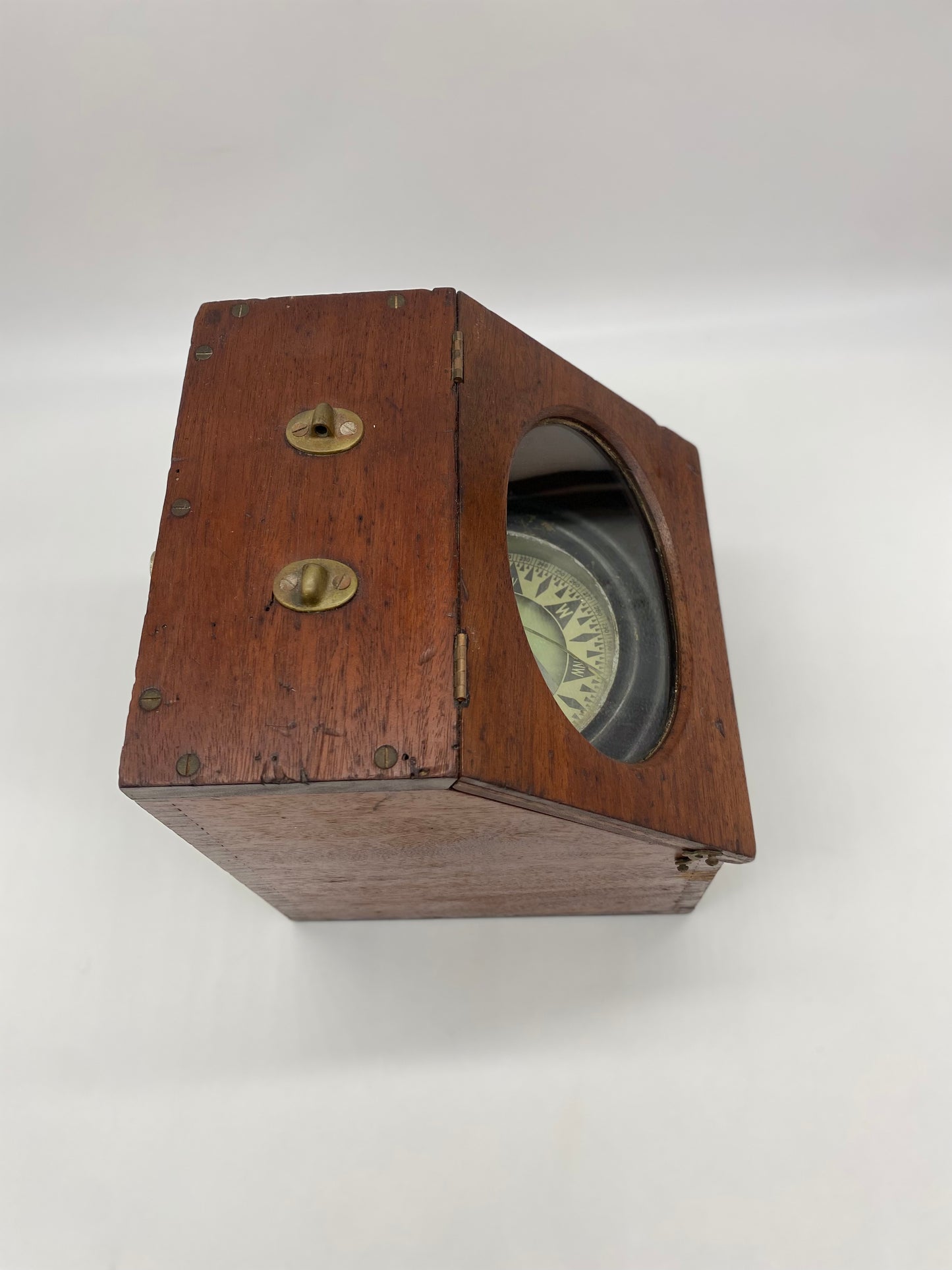 Slant-Front Case Binnacle Compass by Wilcox, Crittenden & Co.