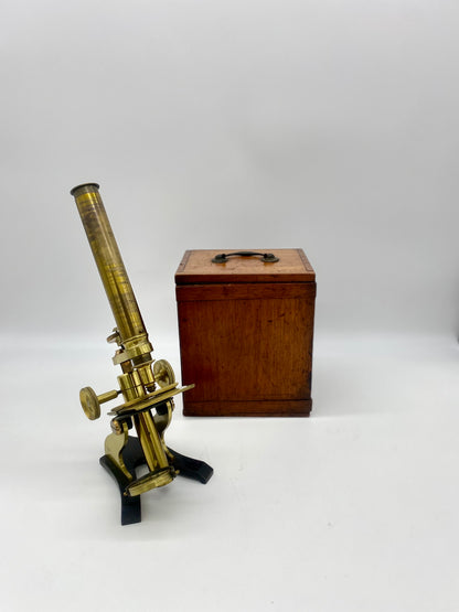 Watson & Son Compound Monocular Microscope Boxed Set