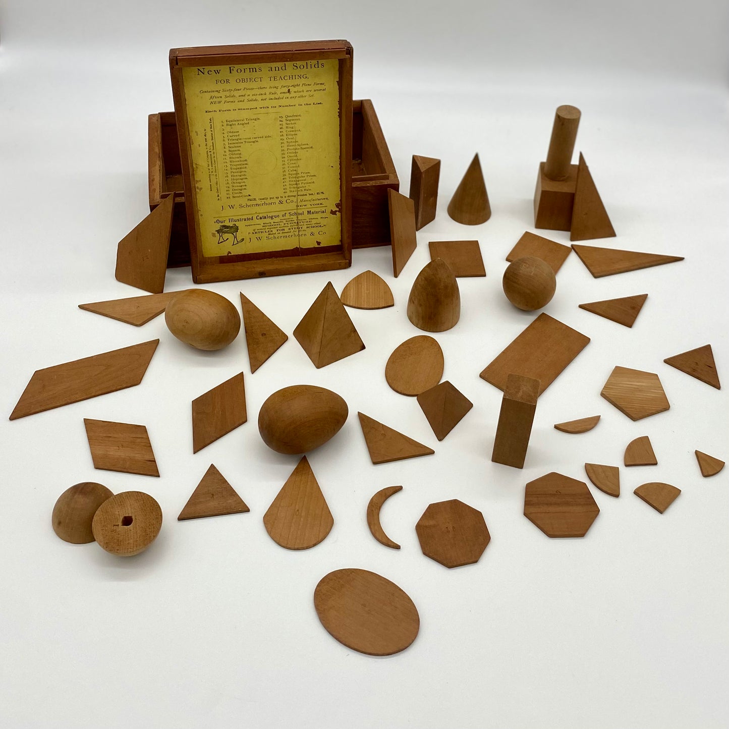 J.W. Schermerhorn Wooden Mensuration Set