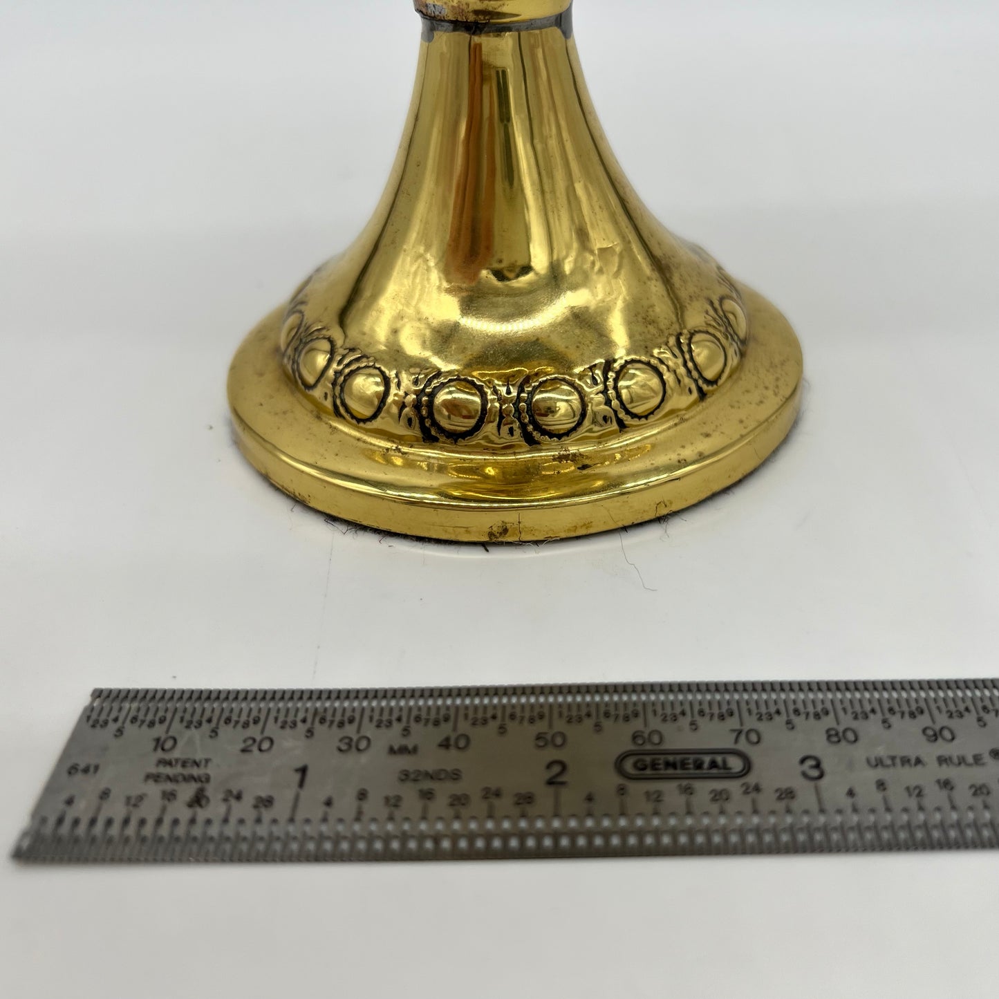 Miniature Matching Brass Oil Lamp